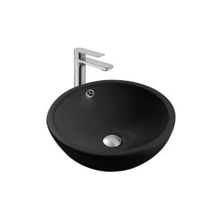 Раковина накладная Aquatek AQ5354-MB 44 см чёрный матовый